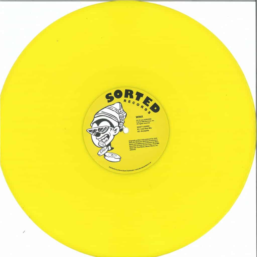 1015 SOR24280YELLOW Sorted Records WINX DONT LAUGH RICHIE HAWTIN REMIX Yellow Vinyl Repress Classics 974943