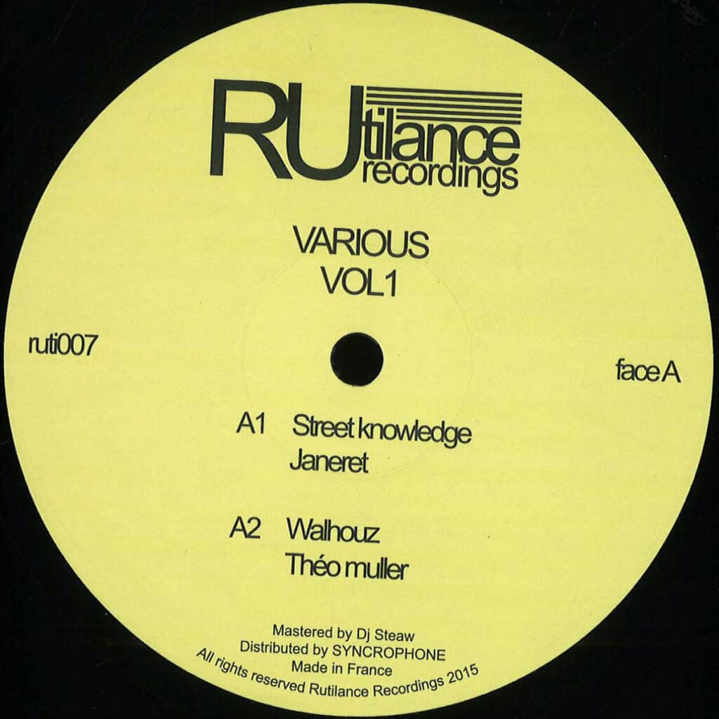 RUTI007 RUTI007RUTILANCE RECORDINGS Various Vol.1 2x1222 A