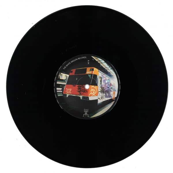 Aline Brooklyn & Hordel - The White Wagon 01 BLACK 10" The White Wagon Records TWWR01 BLACK