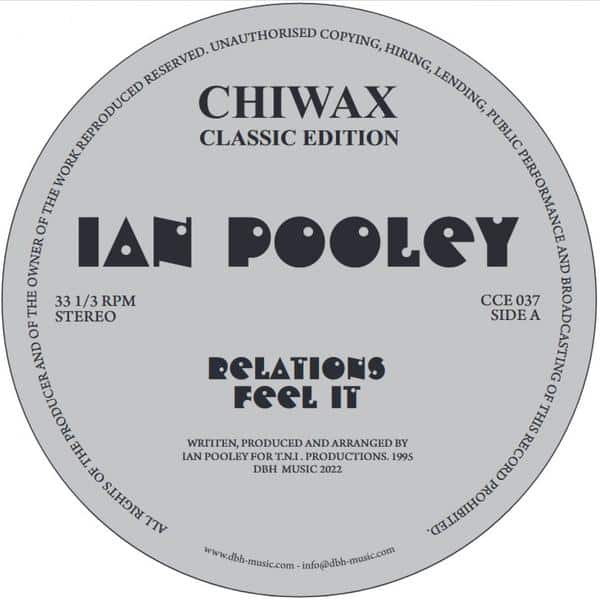 Ian Pooley - Relations 2x12" CCE037 Chiwax Classic Edition
