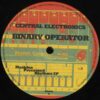 Binary Operator - Machine Processed Rhythms EP Central Electronics CEL004