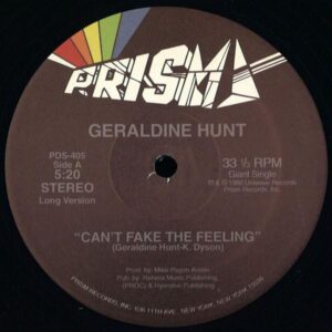 Geraldine Hunt - Can't Fake The Feeling PRISM PDS405